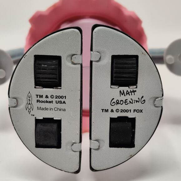 Futurama Gender Bender Robot Wind Up Toy Rocket USA 2001 Collectible Boxed - Picture 4 of 16